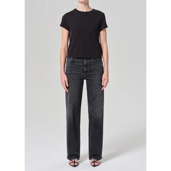 AGOLDE Women's Harper Straight Jean (Stretch) Size 26 In Hush - Picture 1 of 11